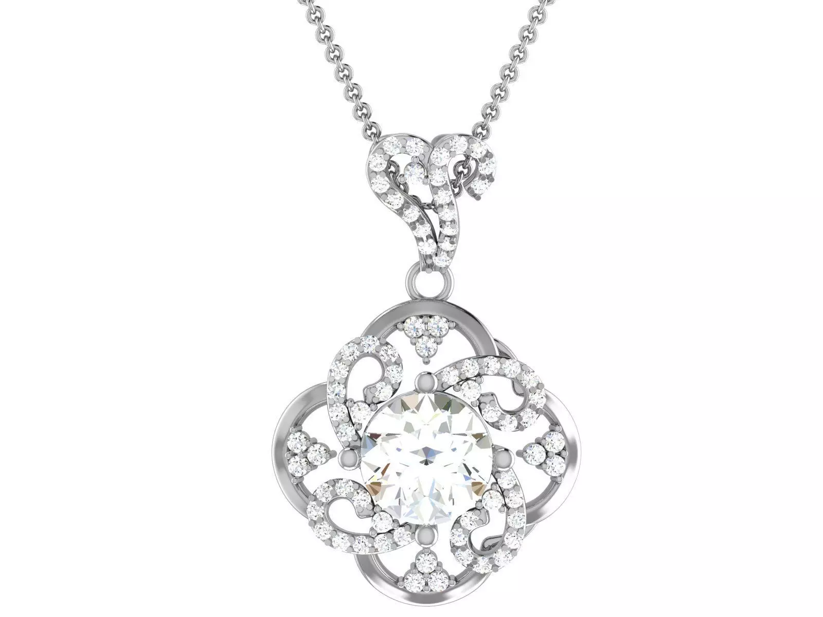 Women pendant 3dm render detail 3D print model_0