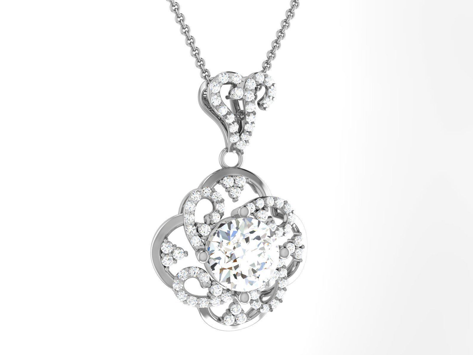 Women pendant 3dm render detail 3D print model_6