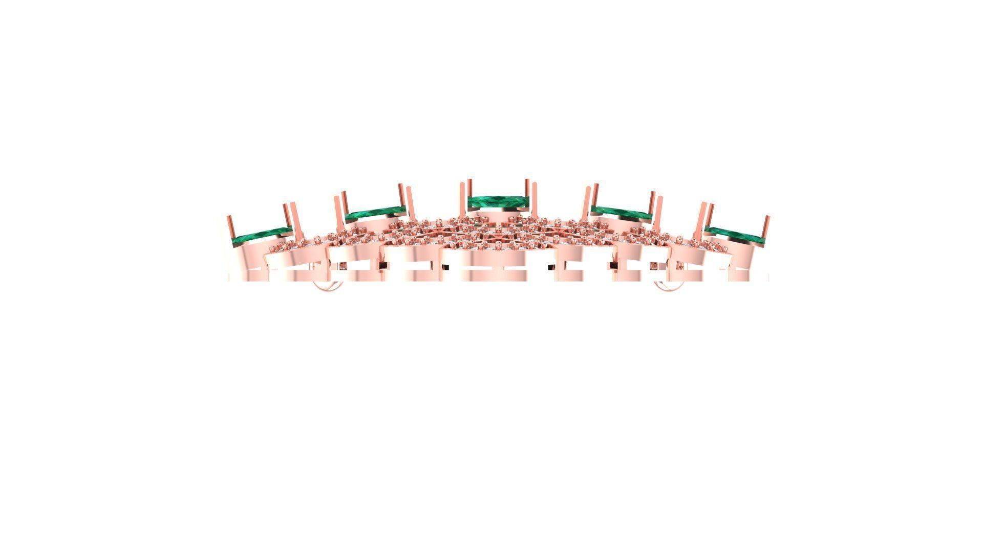  New jewelry diamond pendent 3D print model_1