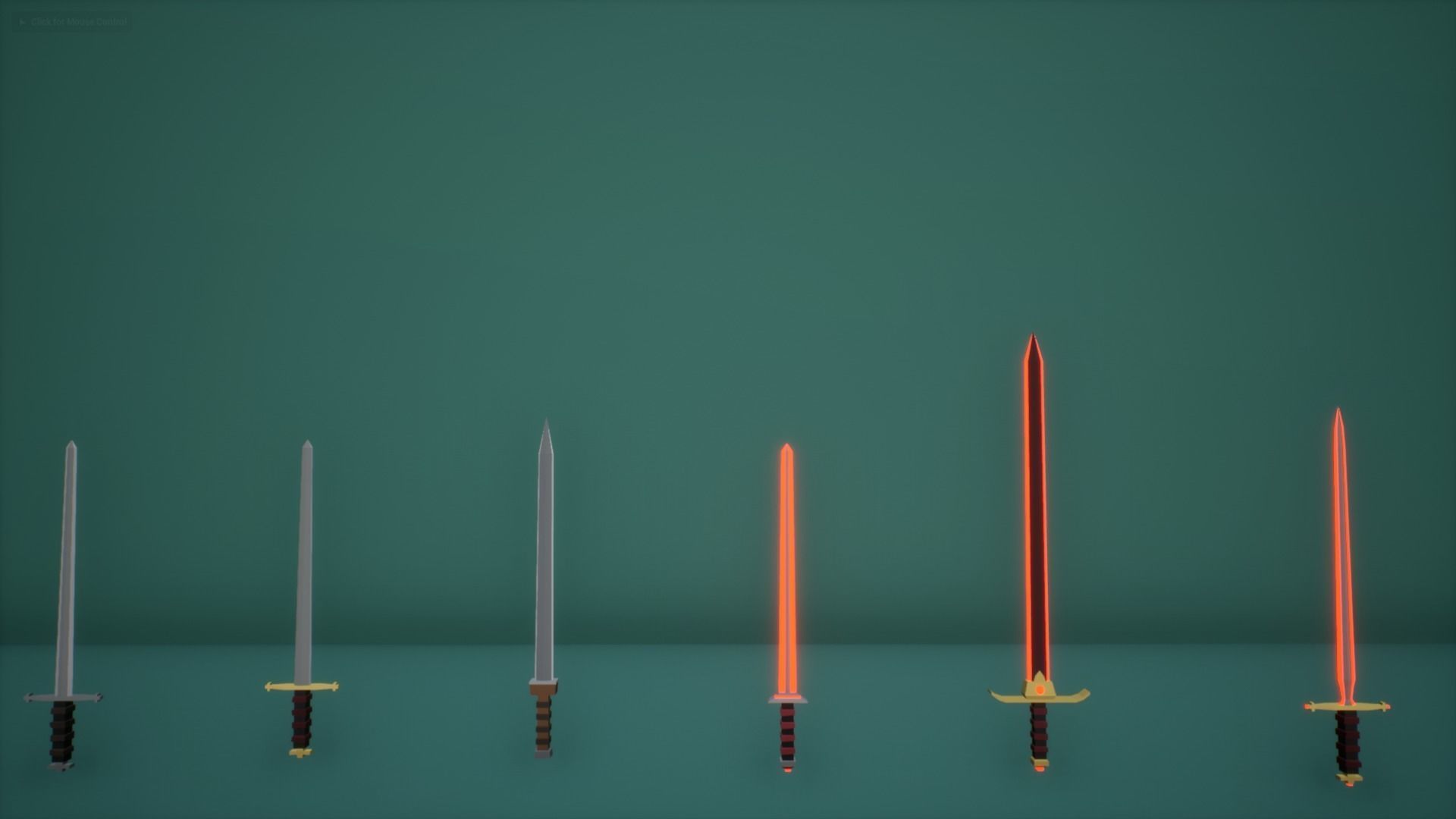 Lowpoly Fantasy Weapons Vol 2 Low-poly 3D model_4