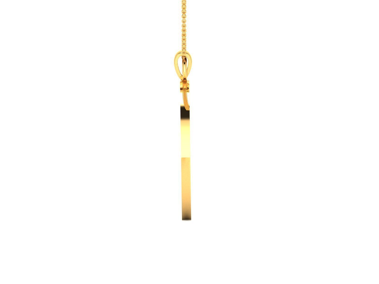 Women pendant 3dm render detail 3D print model_3