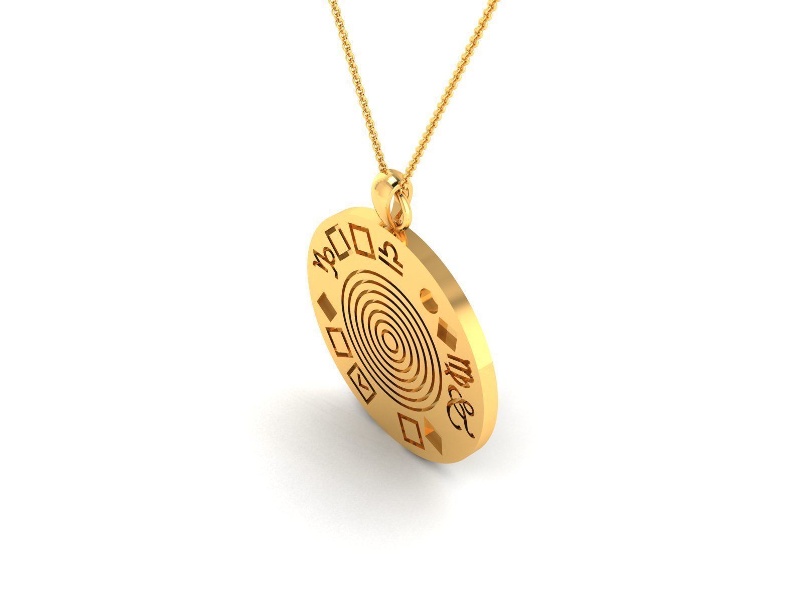 Women pendant 3dm render detail 3D print model_5