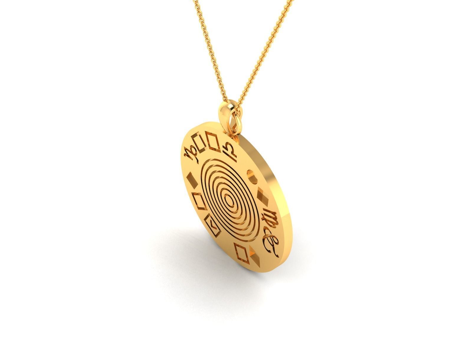 Women pendant 3dm render detail 3D print model_6