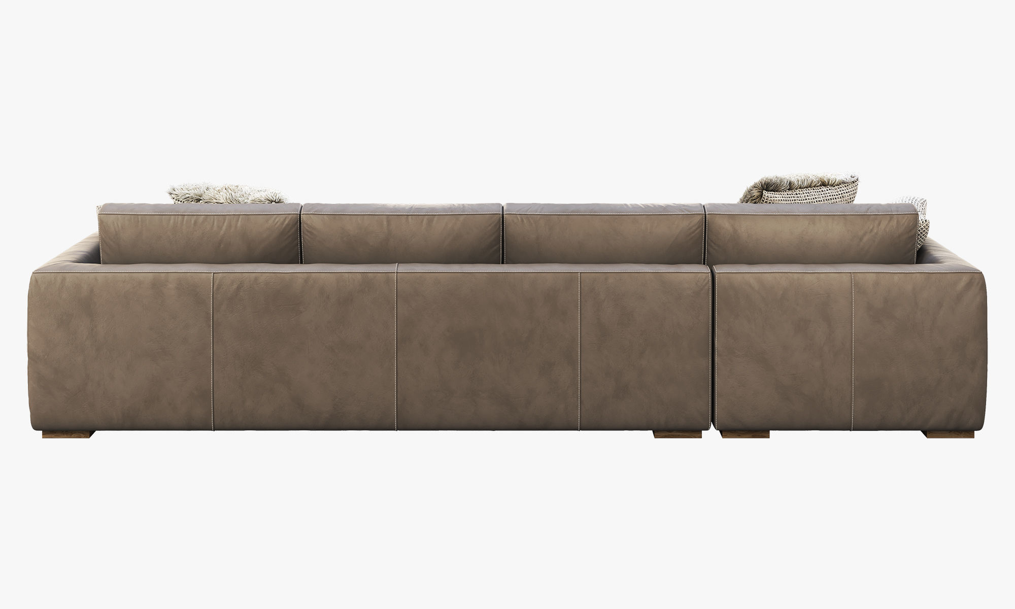 RH Modena Taper Arm Chaise Sectional Sofa 3D model_10