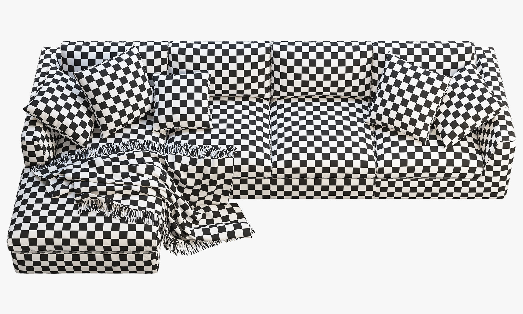 RH Modena Taper Arm Chaise Sectional Sofa 3D model_15