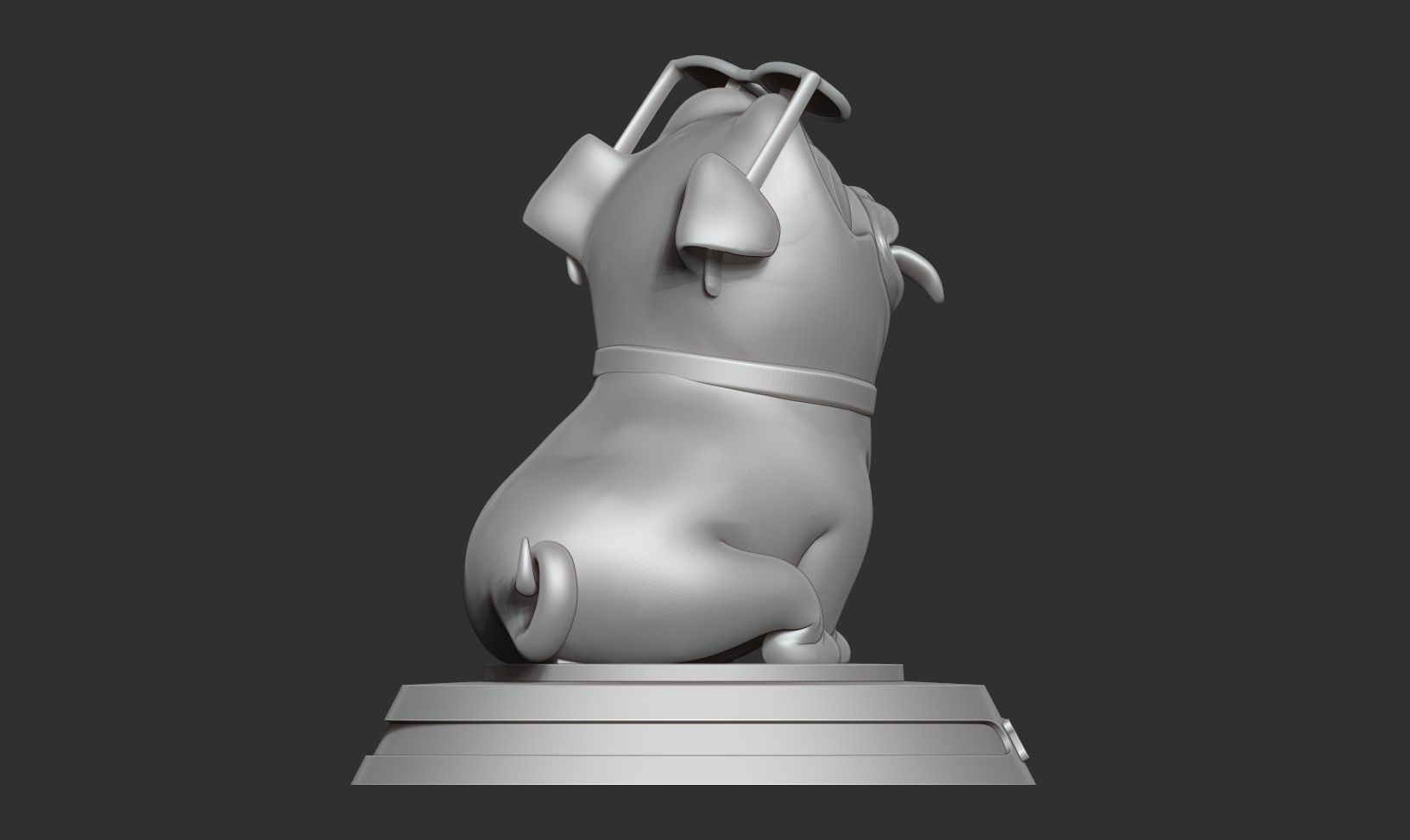 Play dog 3D print model_13