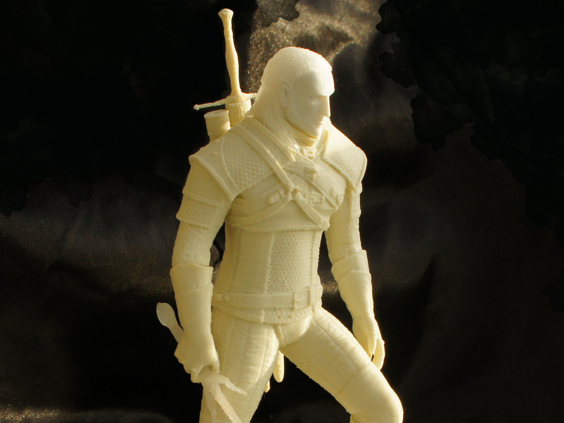 Geralt the Witcher 3D print model_1