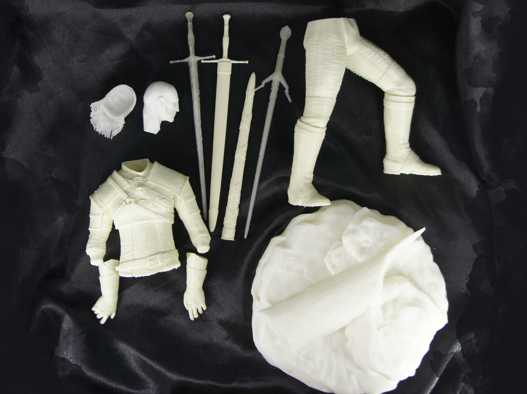 Geralt the Witcher 3D print model_5