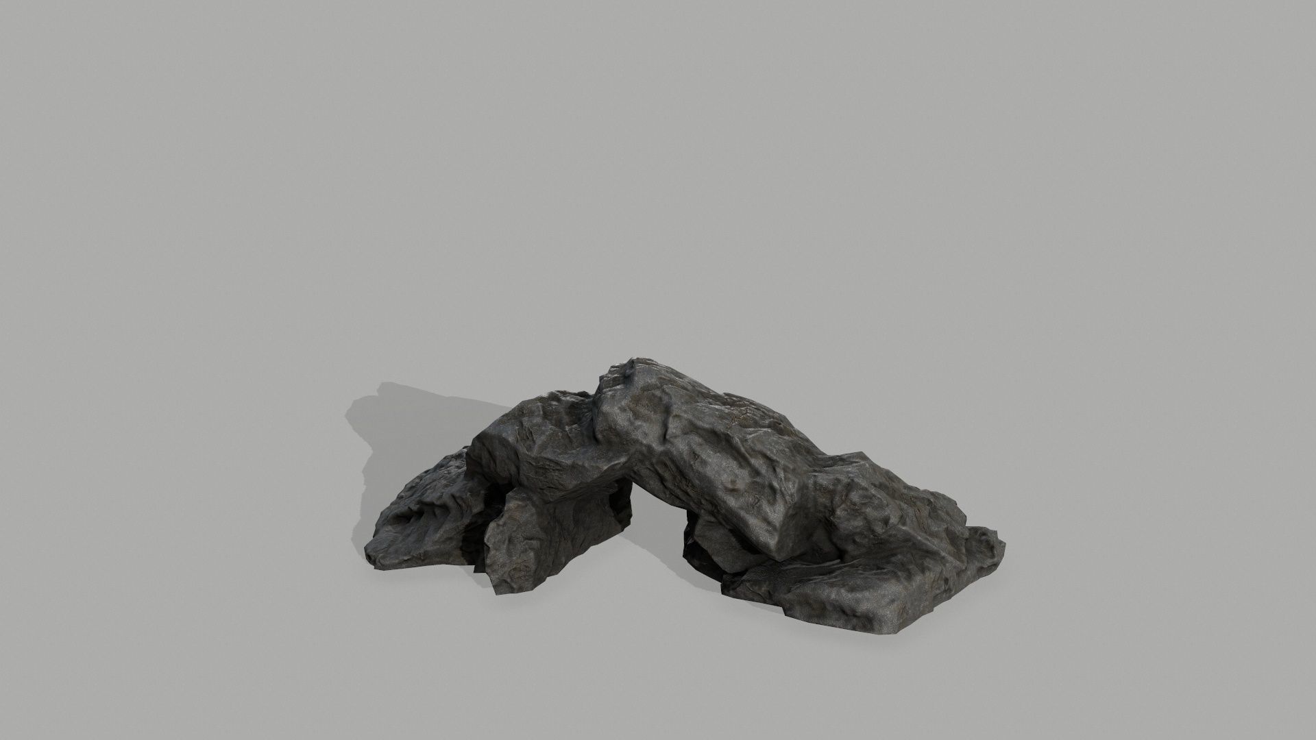 Rock set Low-poly 3D model_14