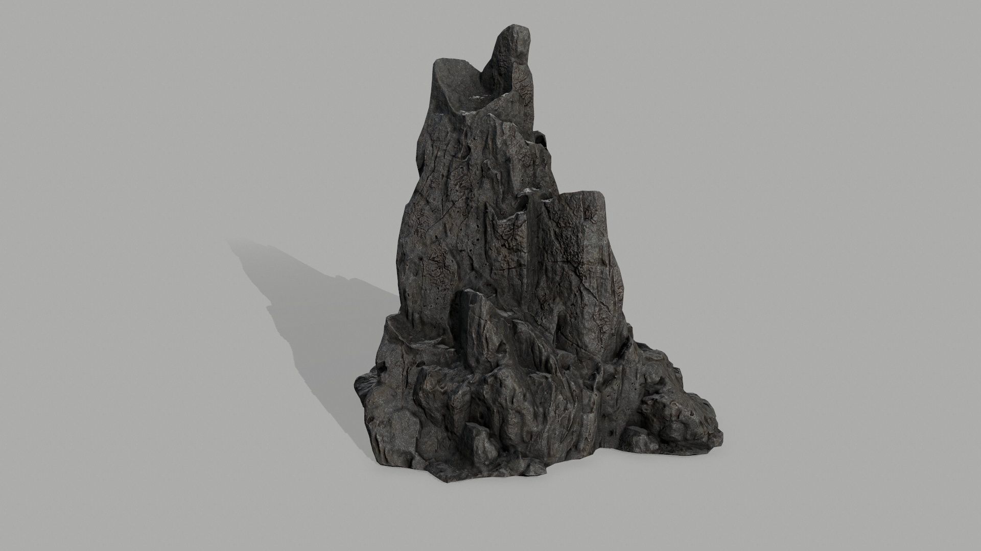 Rock set Low-poly 3D model_6