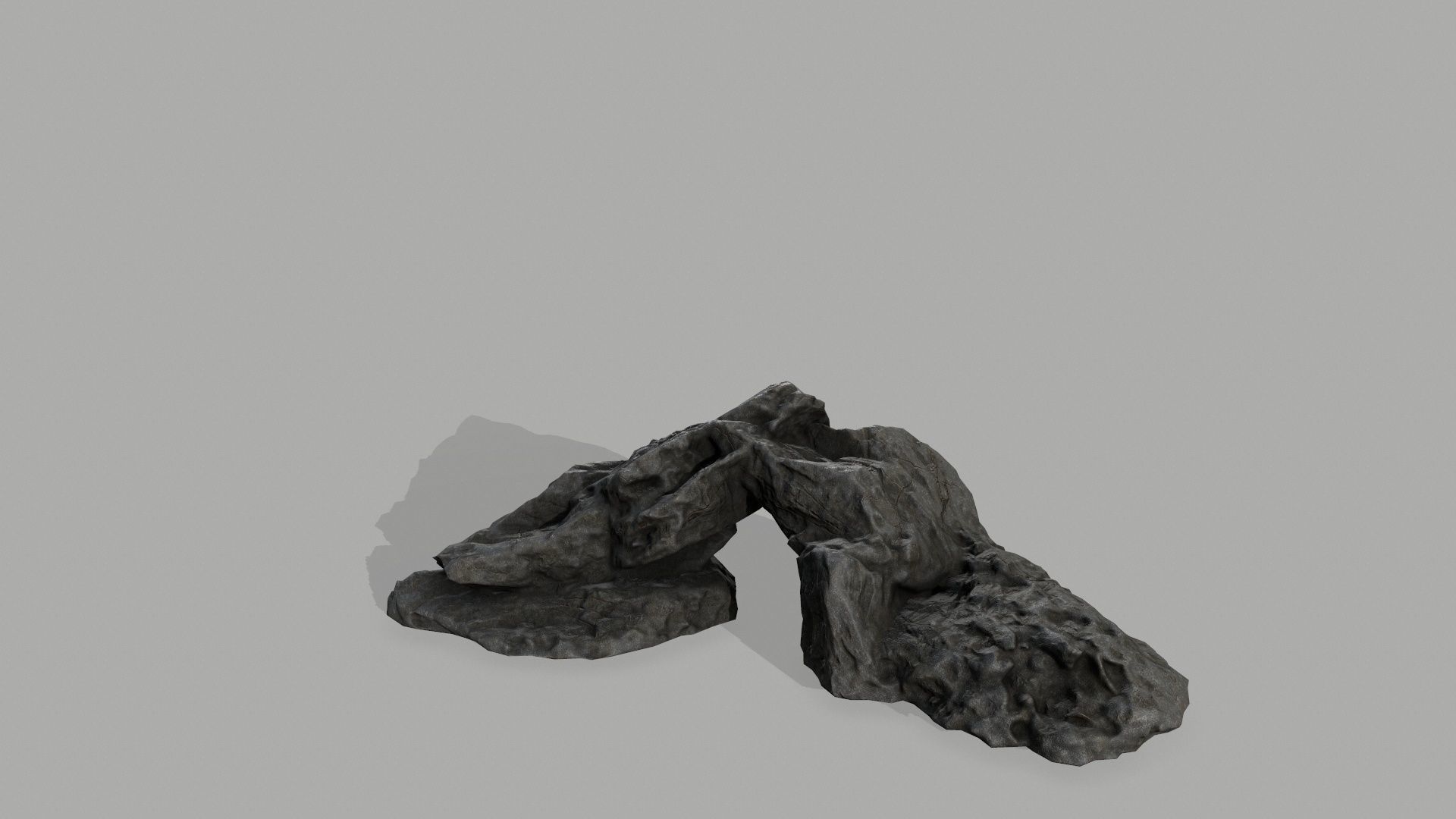 Rock set Low-poly 3D model_10