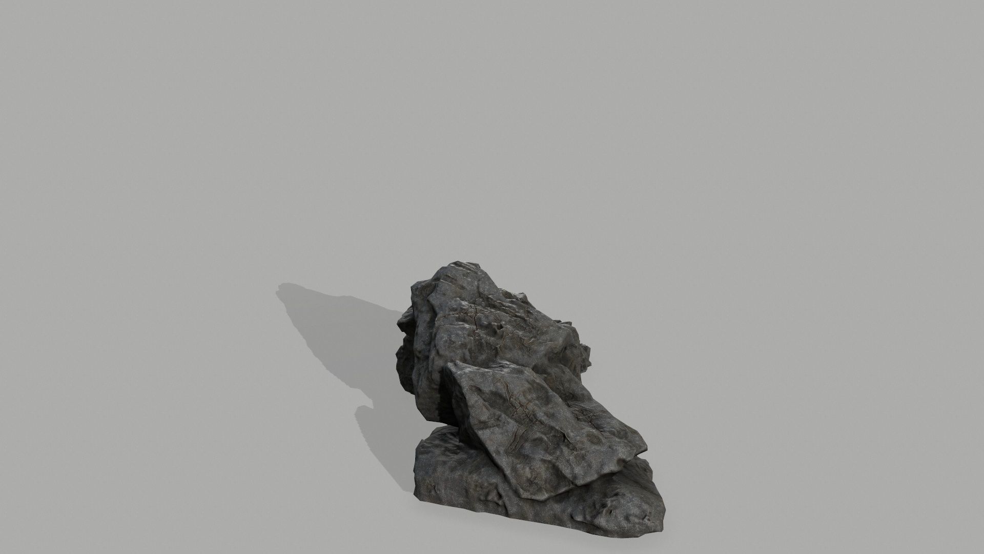Rock set Low-poly 3D model_13