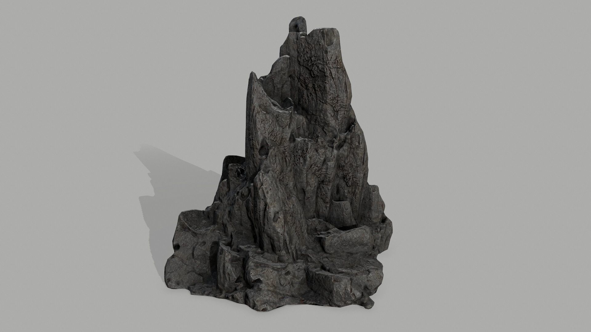 Rock set Low-poly 3D model_9