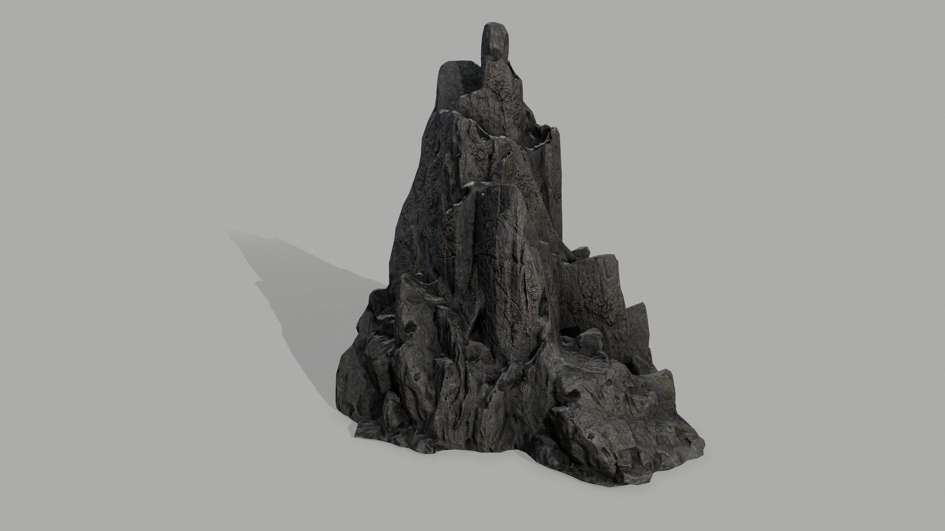 Rock set Low-poly 3D model_5