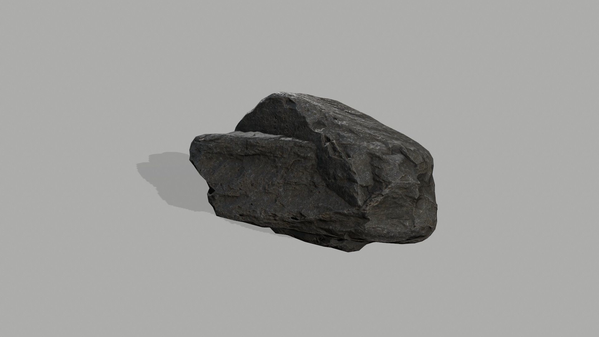 Rock set Low-poly 3D model_20