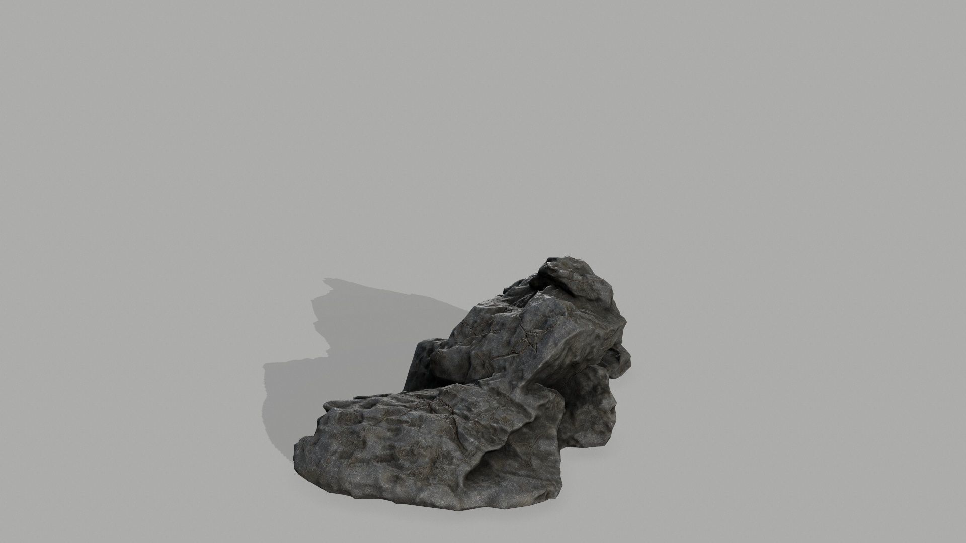 Rock set Low-poly 3D model_18