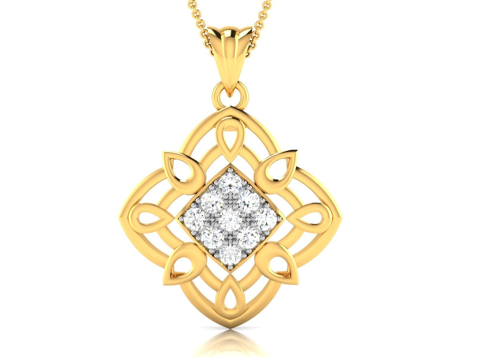 Women pendant 3dm render detail 3D print model_4