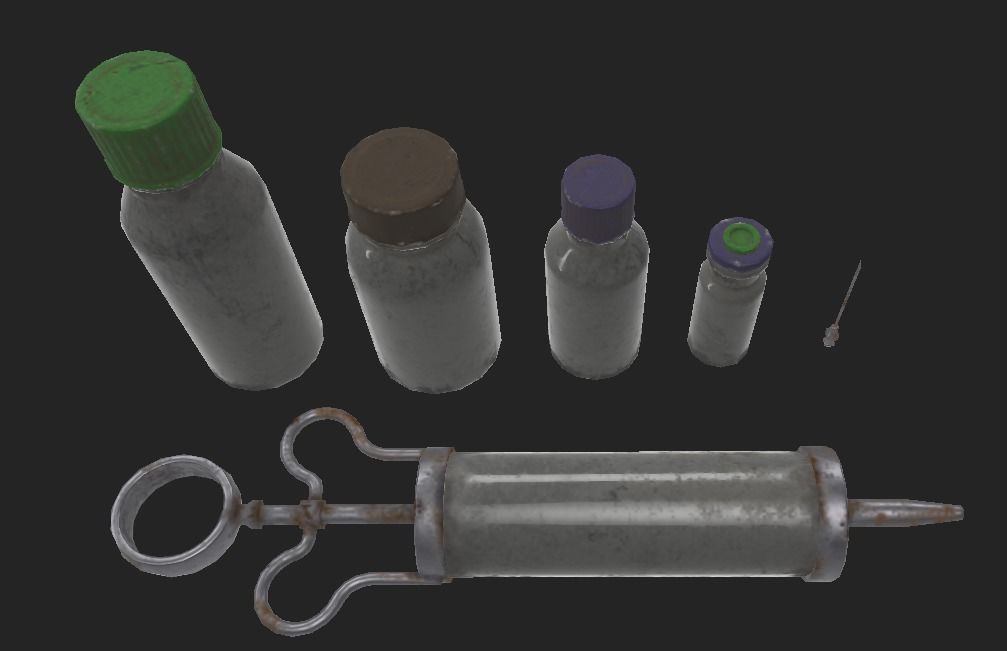 Torture Equipments Low-poly 3D model_2