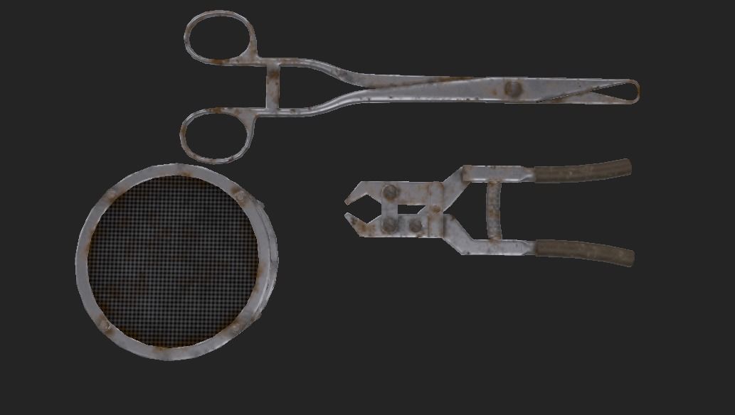 Torture Equipments Low-poly 3D model_3