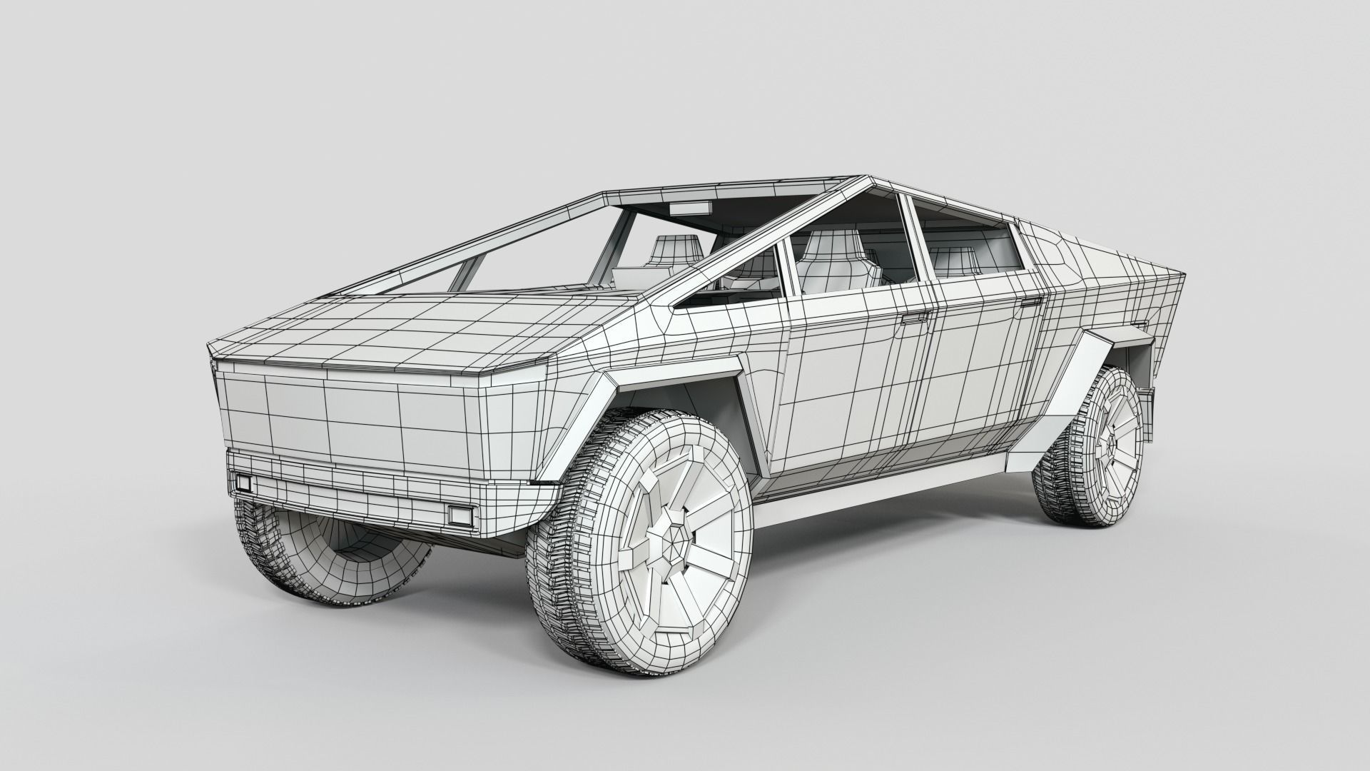 Tesla Cybertruck 3D model_6