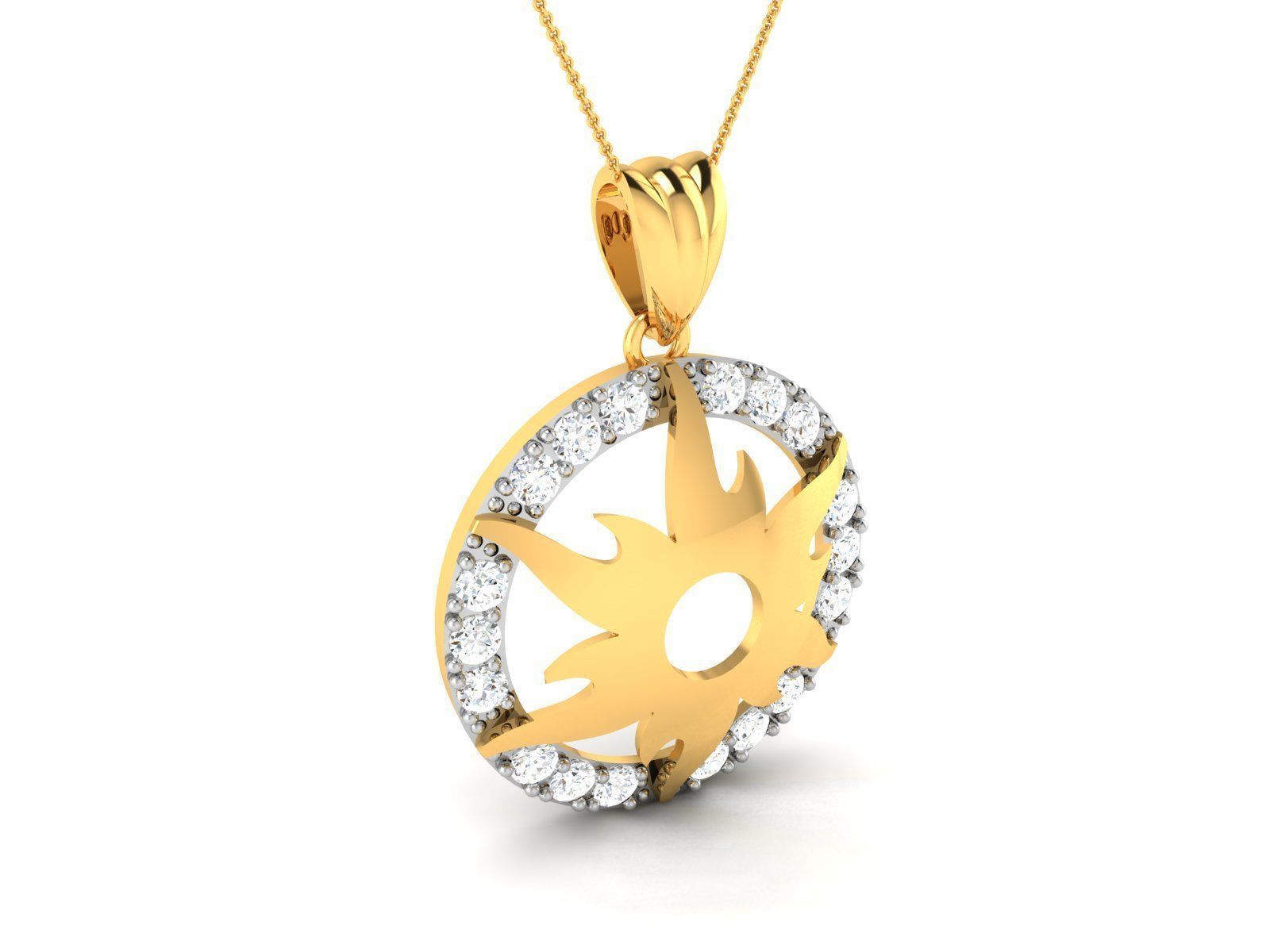 Women pendant 3dm render detail 3D print model_2