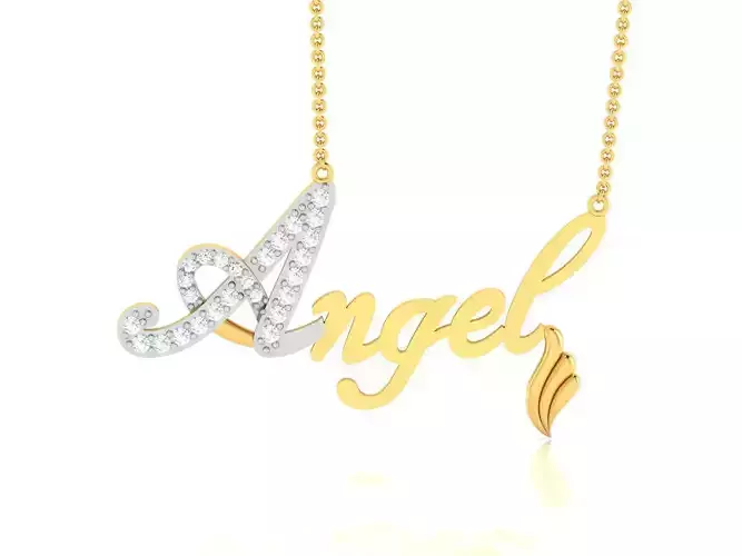 Angle pendant 3dm render detail