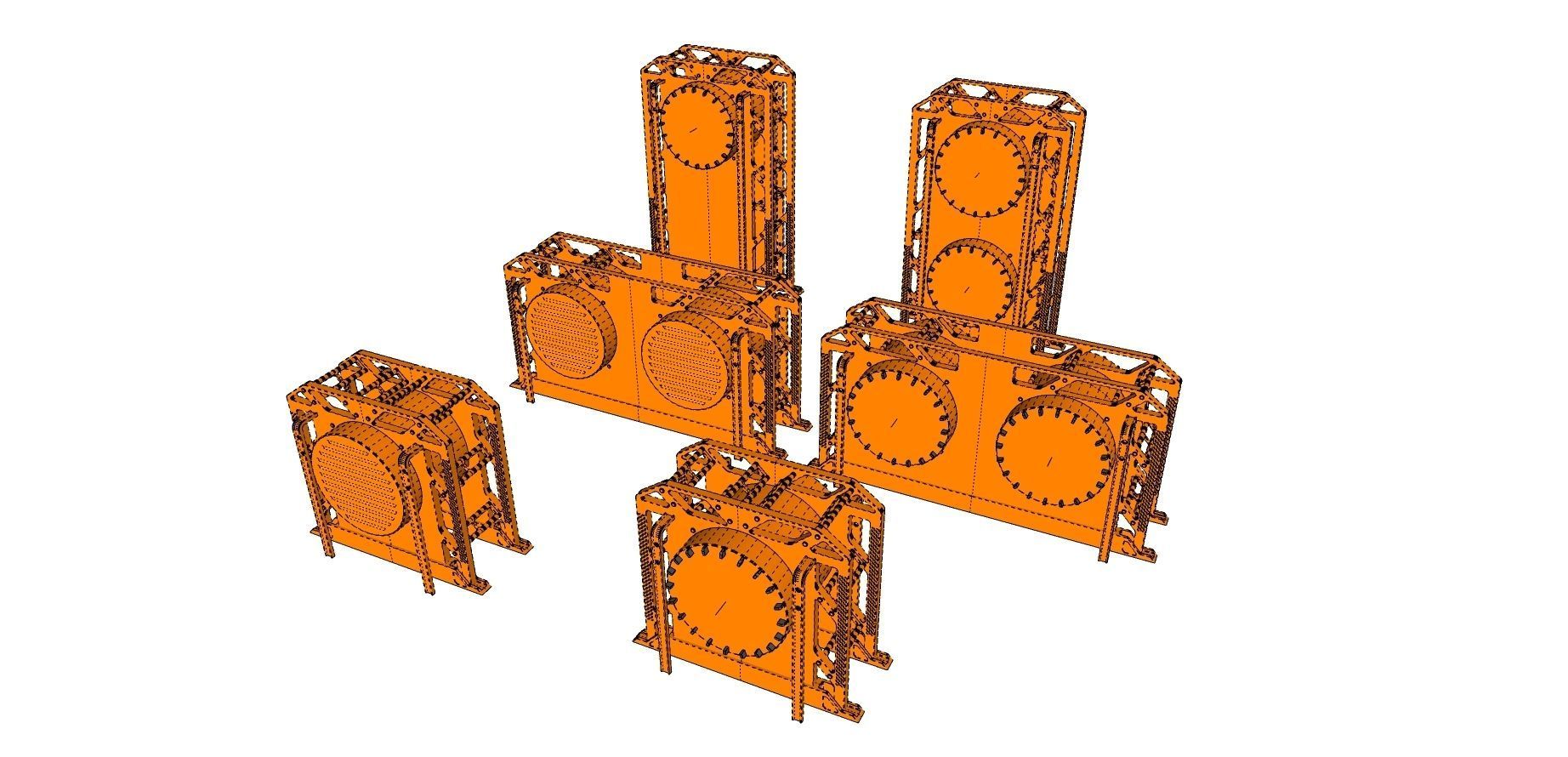 sci-fi Architecture kitbash 11 3D model_26