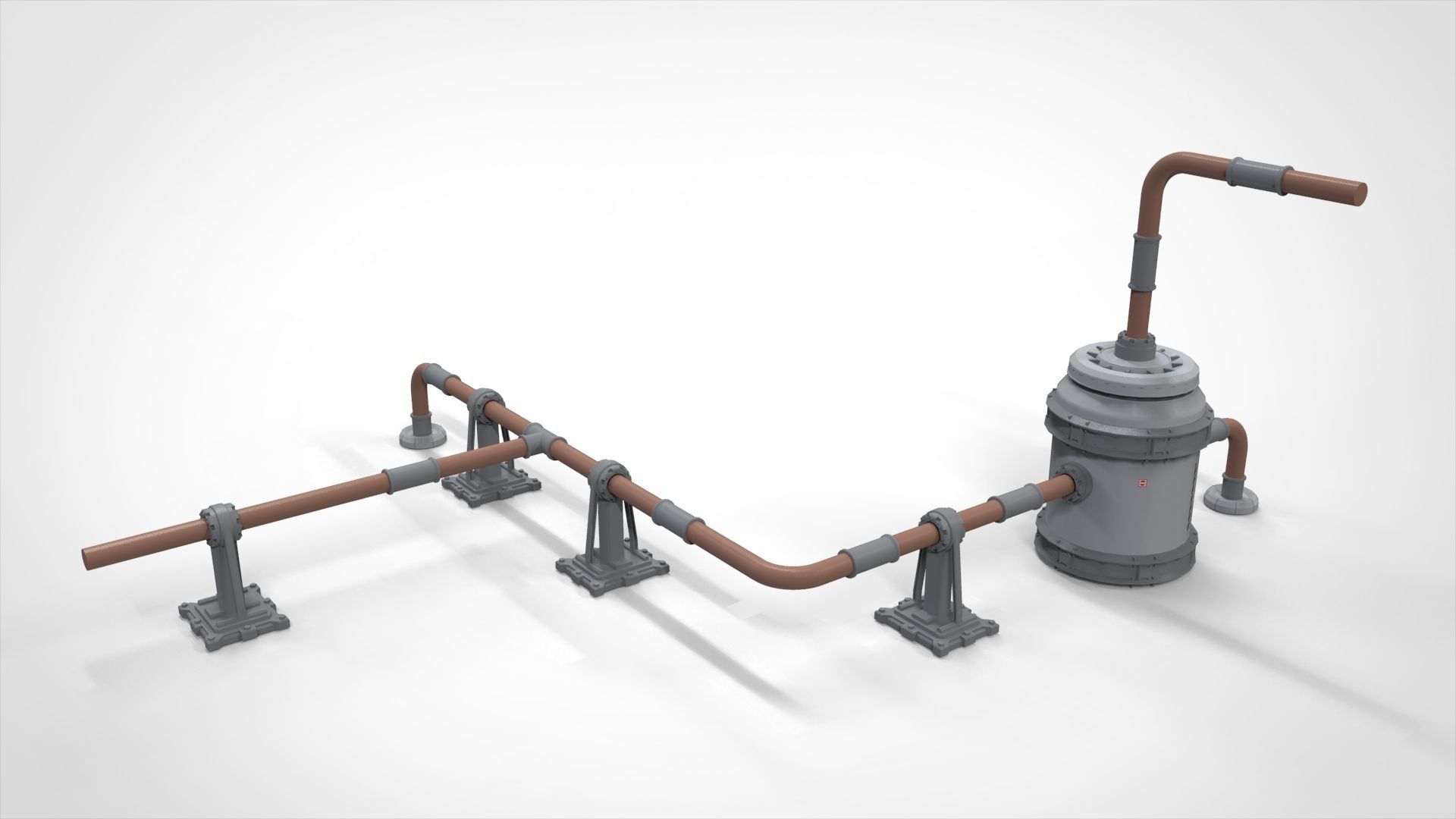 sci-fi Architecture kitbash 11 3D model_22