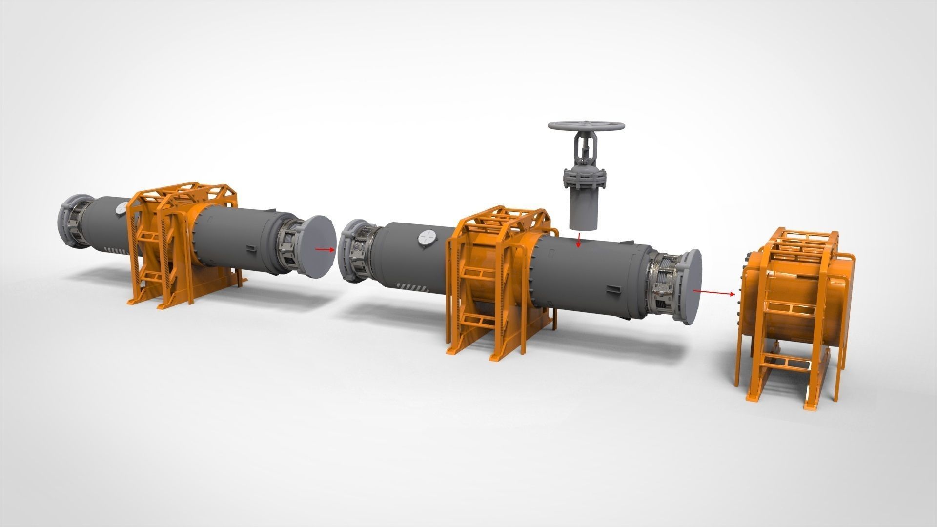 sci-fi Architecture kitbash 11 3D model_14