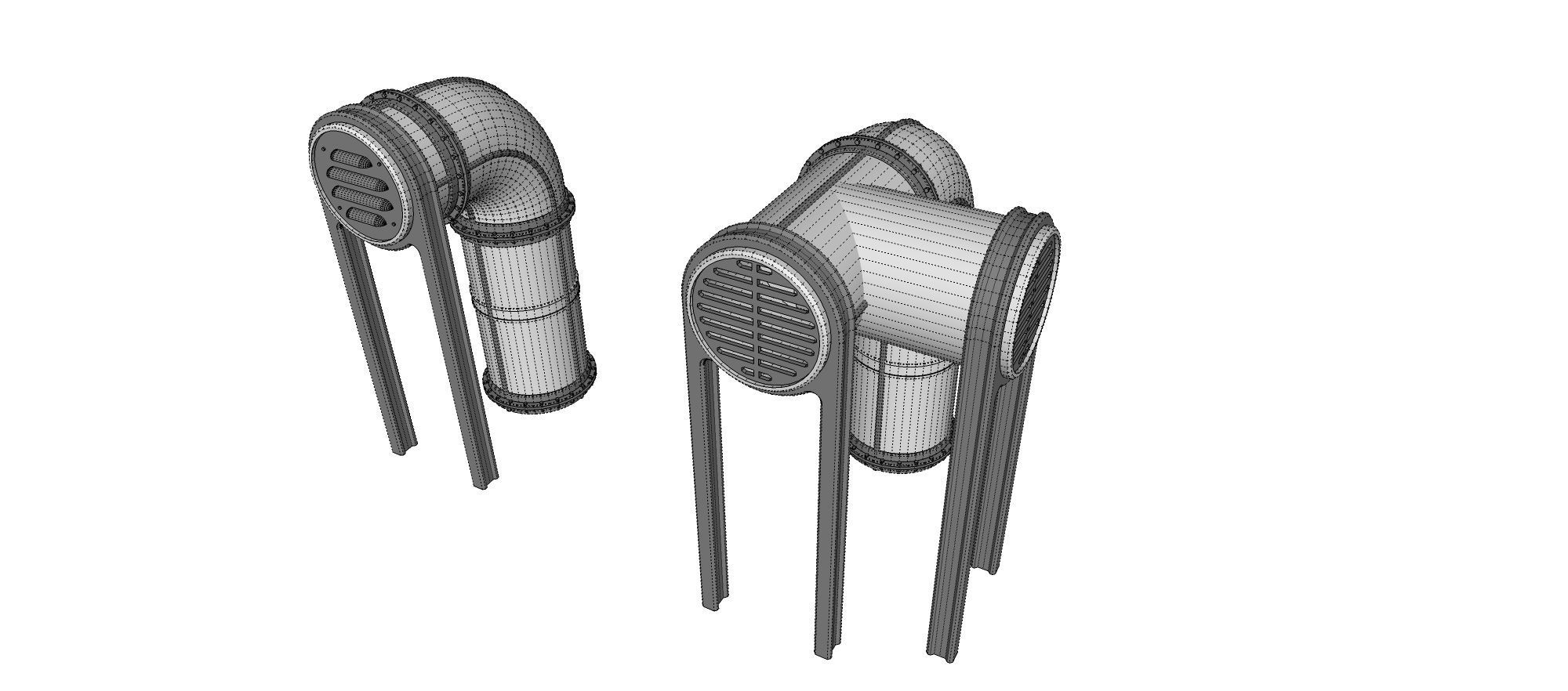sci-fi Architecture kitbash 11 3D model_30