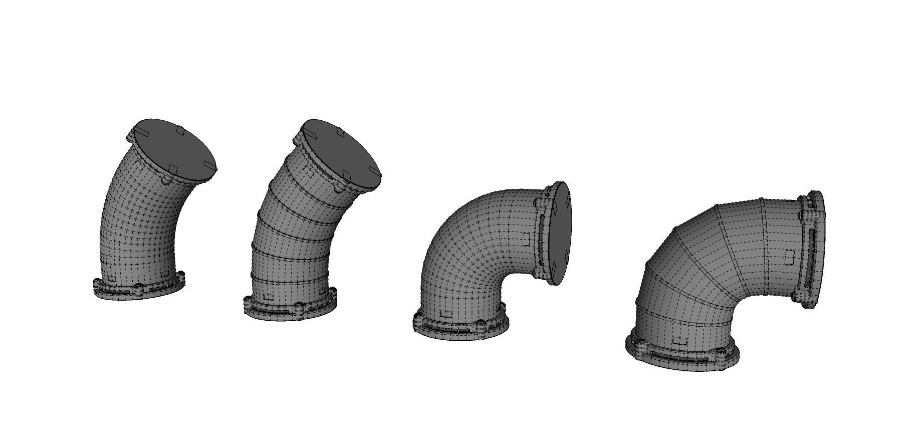 sci-fi Architecture kitbash 11 3D model_27