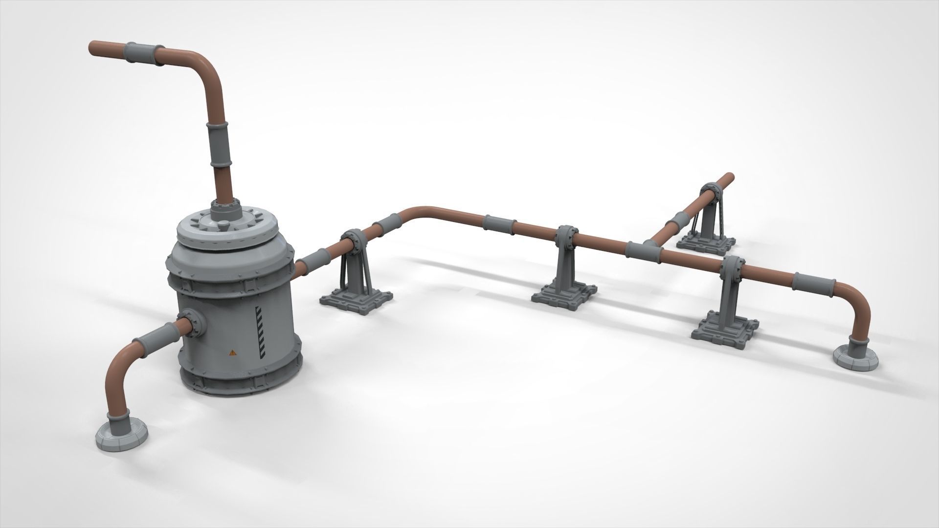 sci-fi Architecture kitbash 11 3D model_20