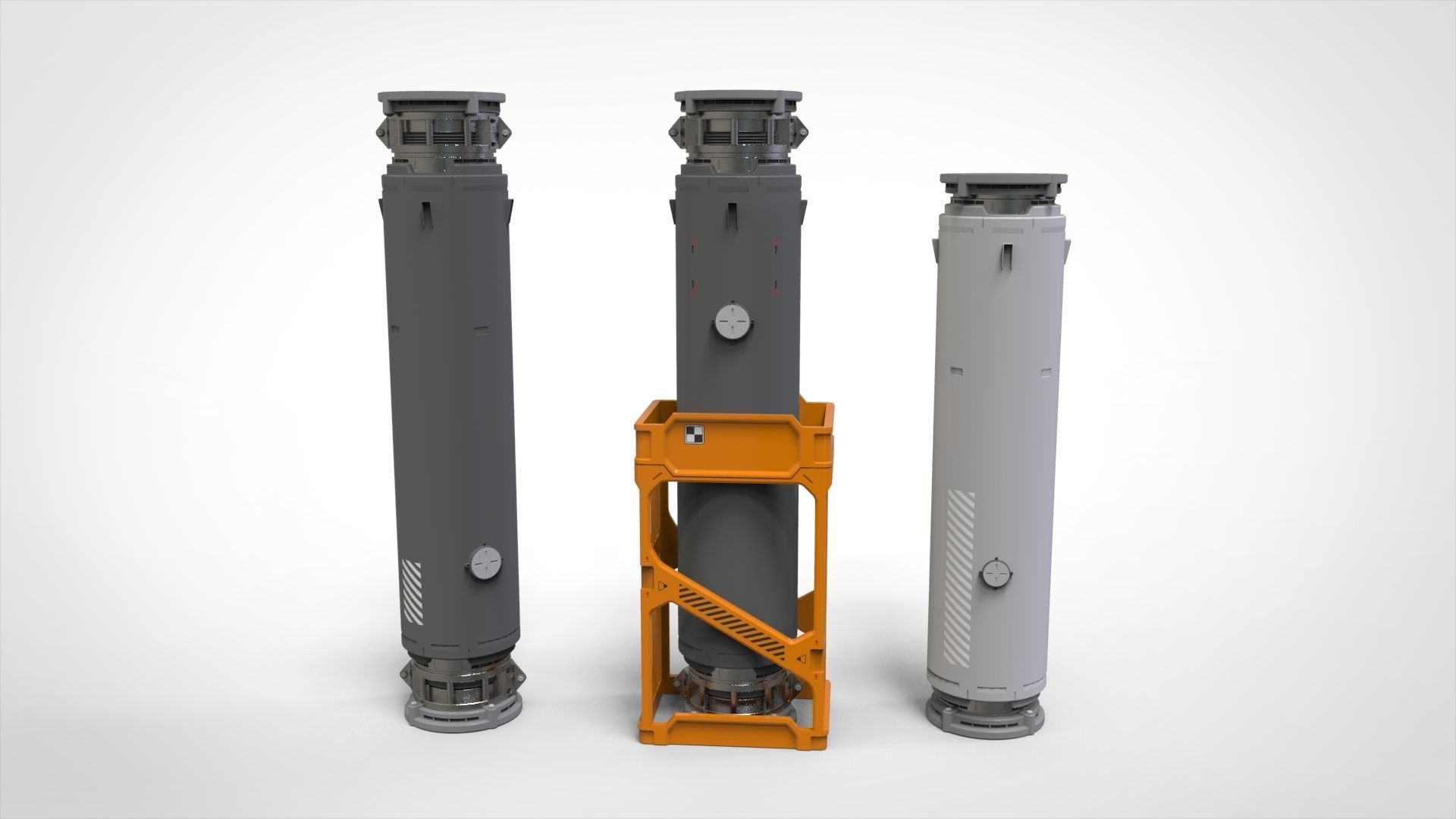 sci-fi Architecture kitbash 11 3D model_3