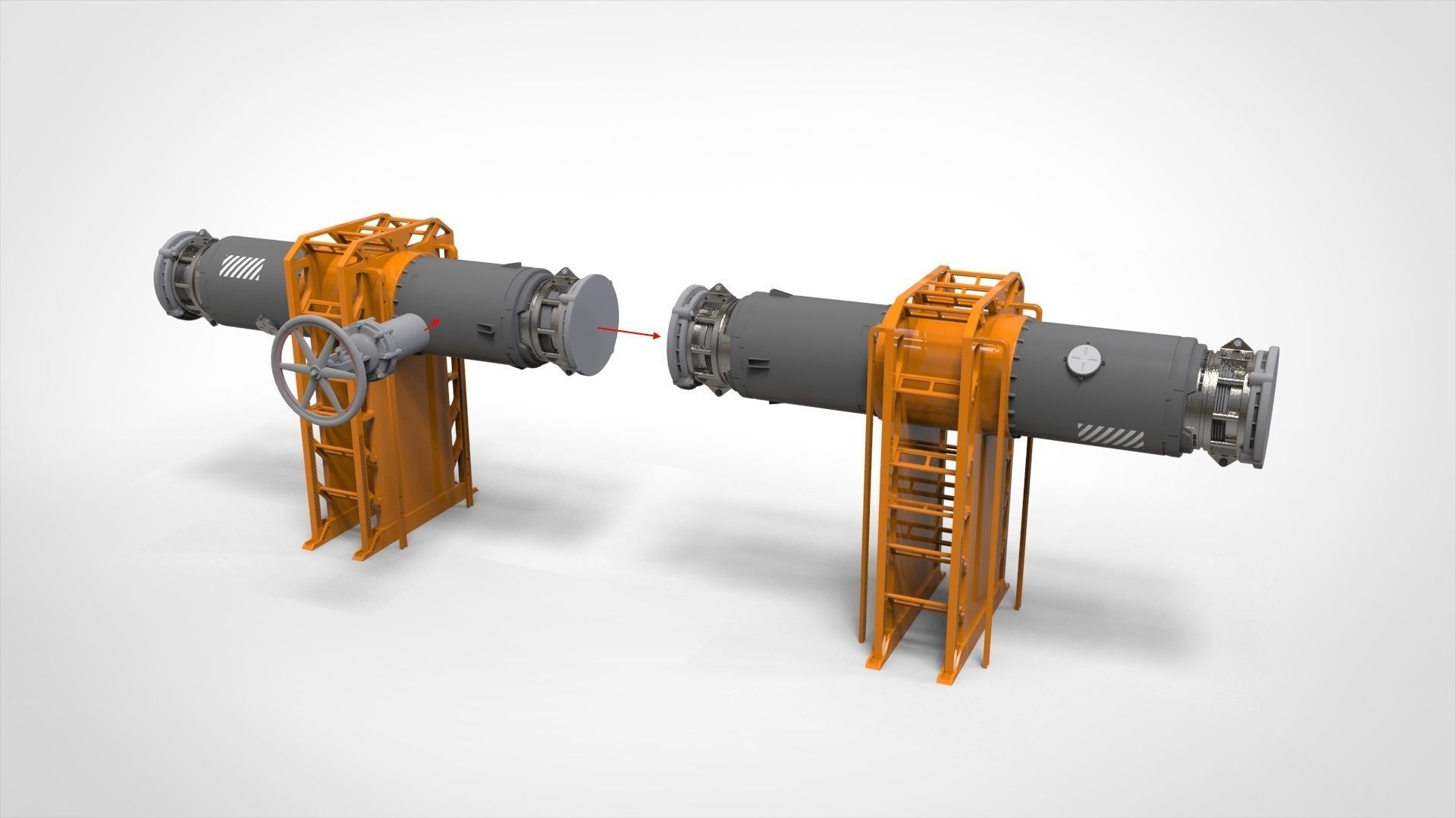 sci-fi Architecture kitbash 11 3D model_12