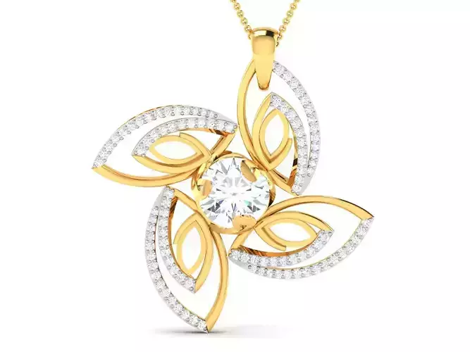 Women pendant 3dm render detail