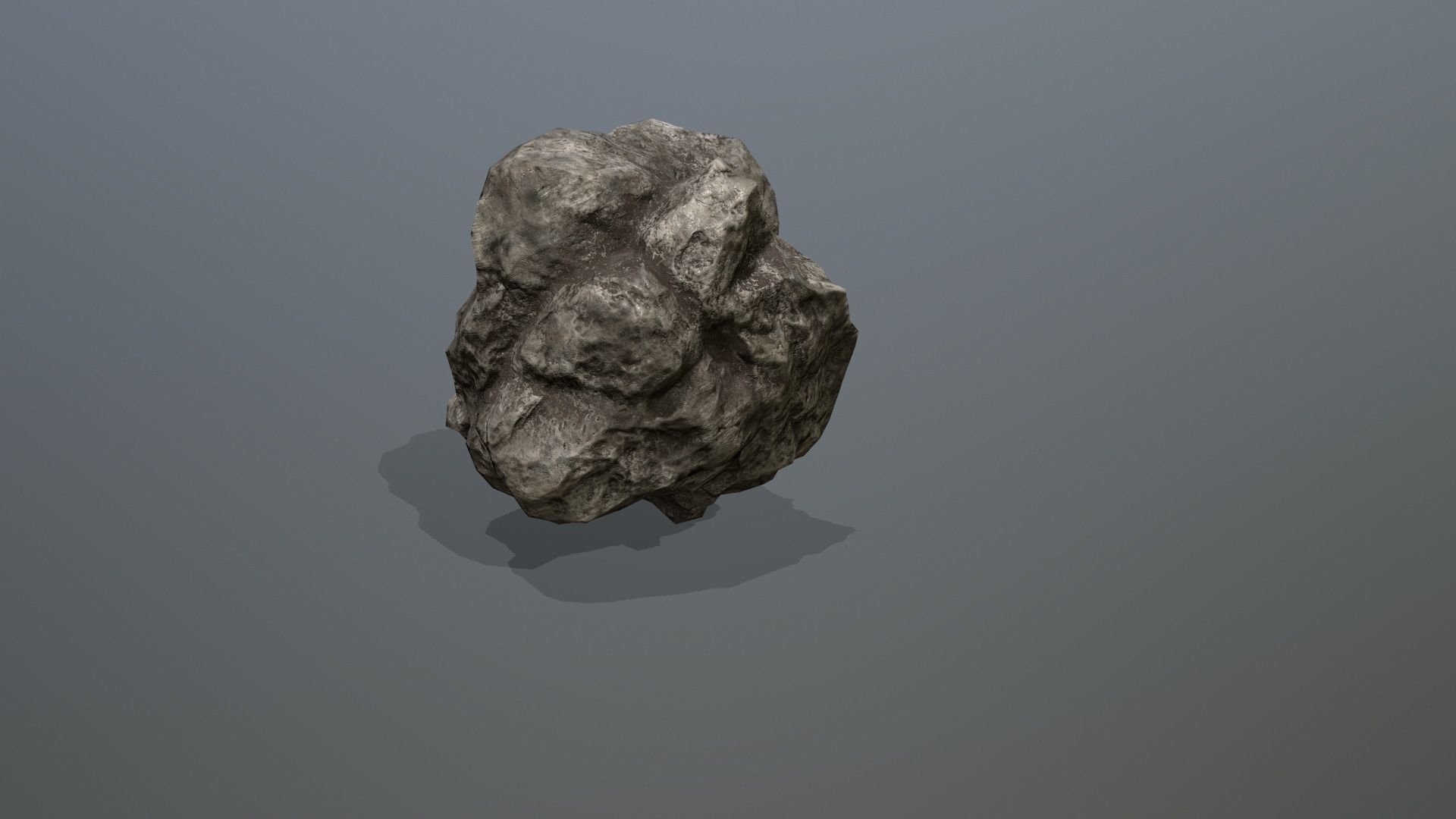 Rock Set Low-poly 3D model_22