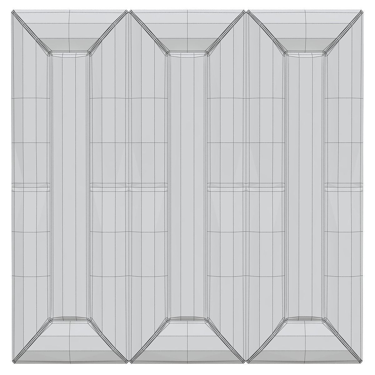 Wall Panel Decoration 3d model Low-poly 3D model_2