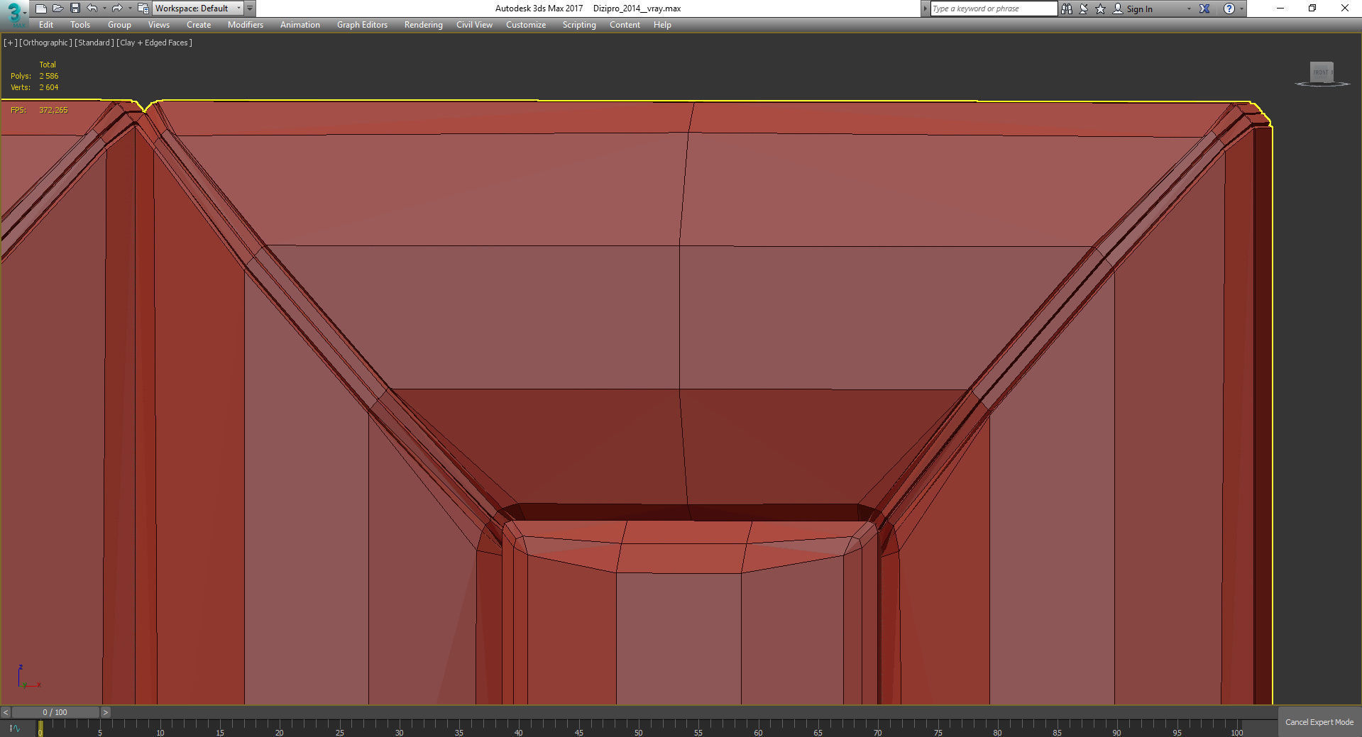 Wall Panel Decoration 3d model Low-poly 3D model_1