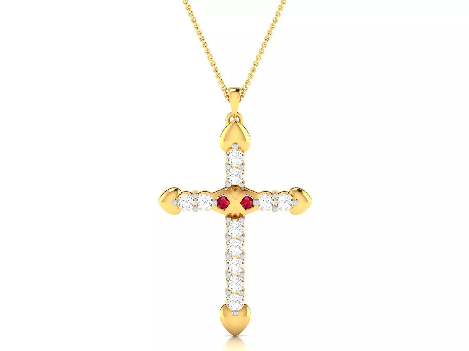 Holy cross pendant 3dm render detail 3D print model