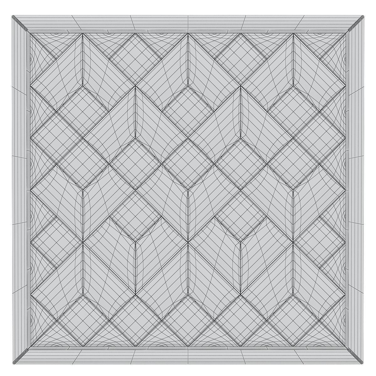 Wall Panel Decoration 3d model Low-poly 3D model_1