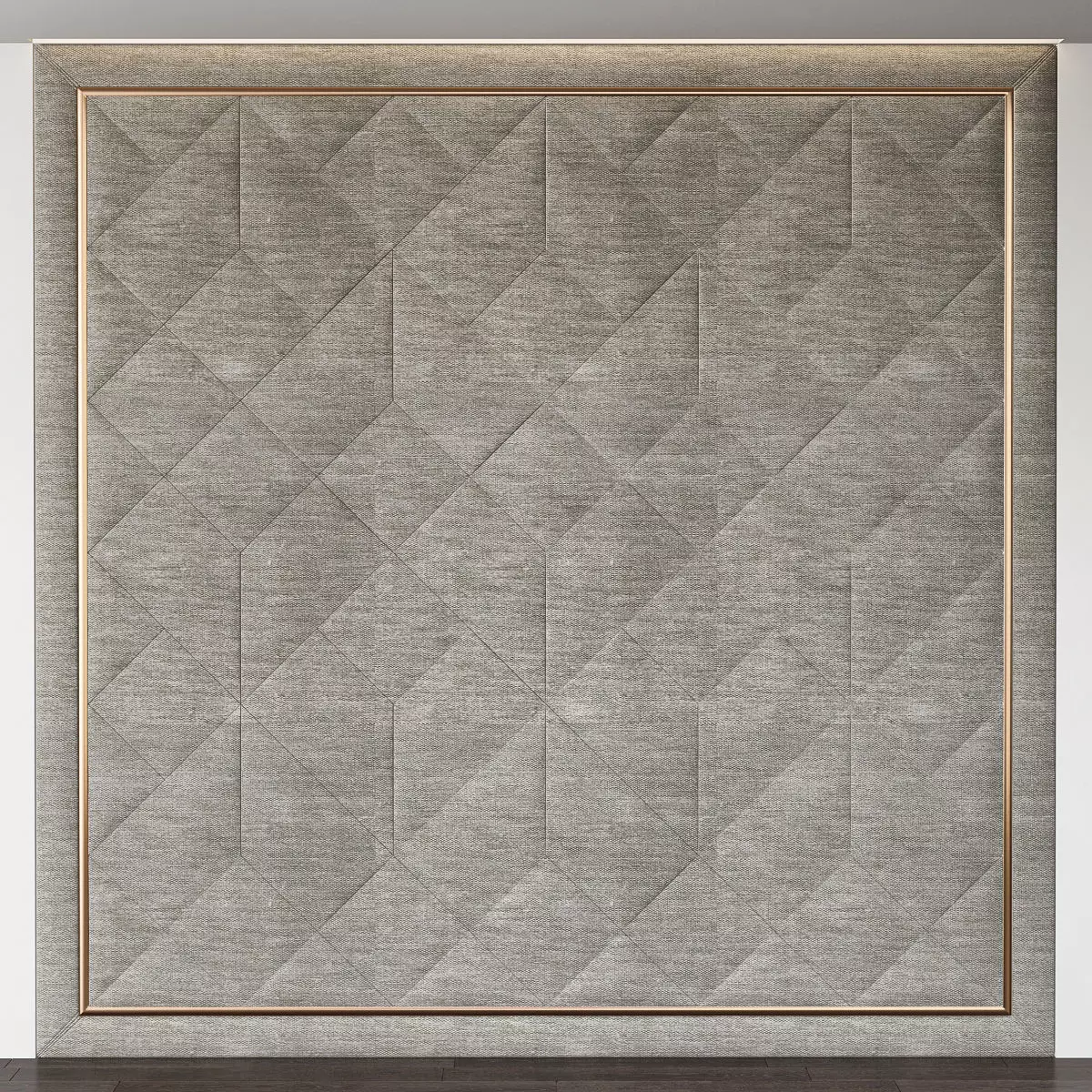 Wall Panel Decoration 3d model Low-poly 3D model_0