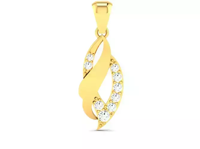 Women pendant 3dm render detail