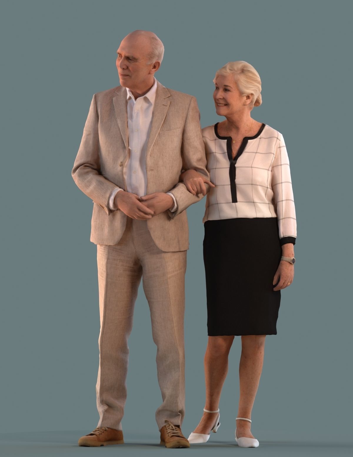 Set of 3D couples  3D model_3