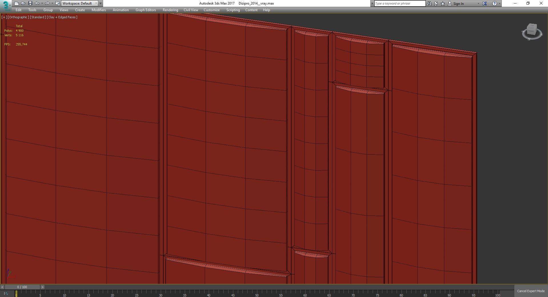 Wall Panel Decoration 3d model Low-poly 3D model_1