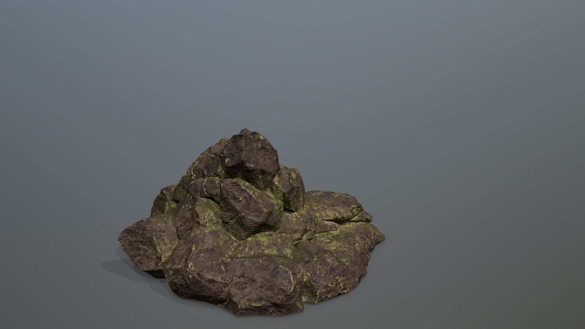Rock Set Low-poly 3D model_22