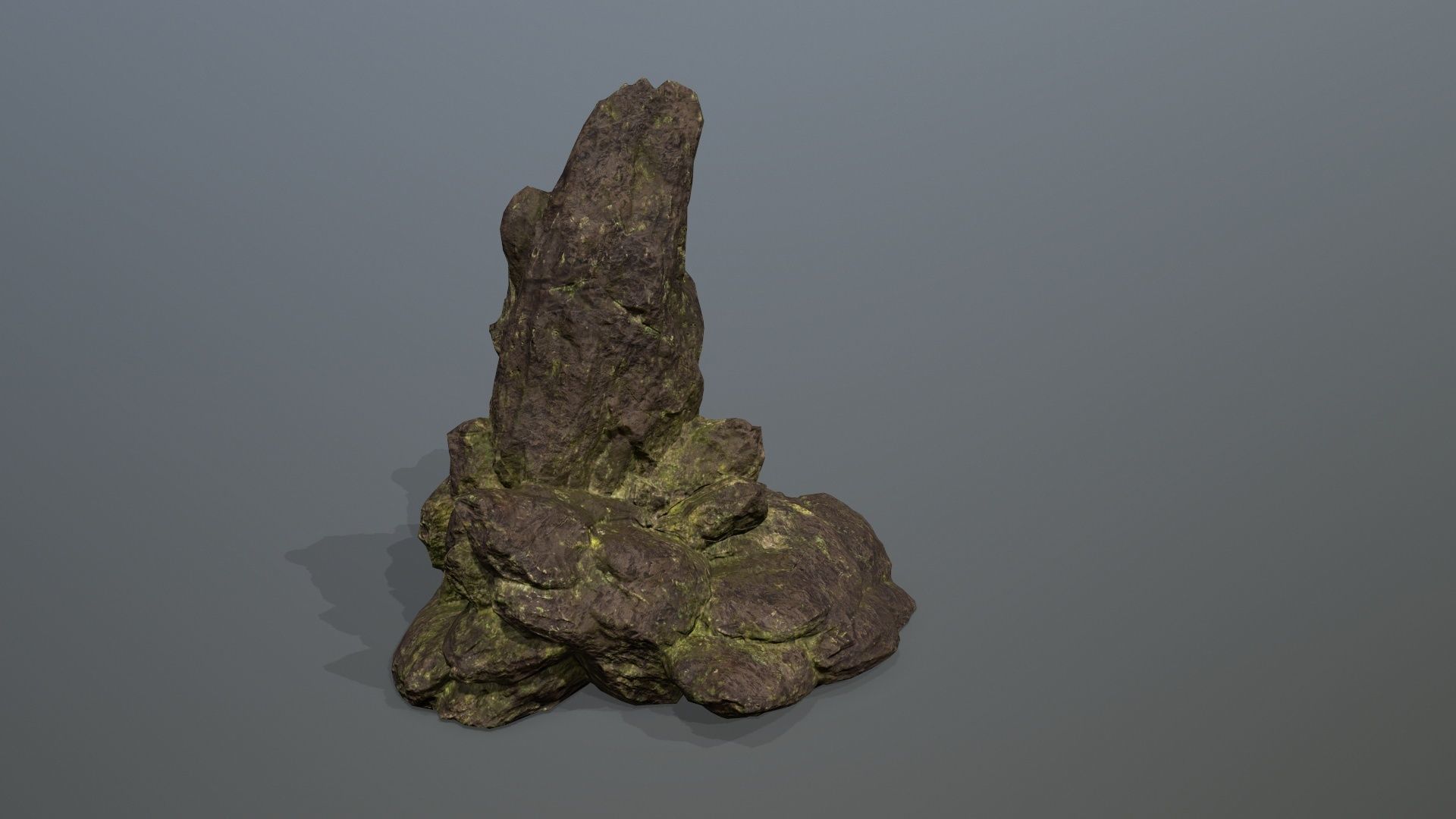 Rock Set Low-poly 3D model_13