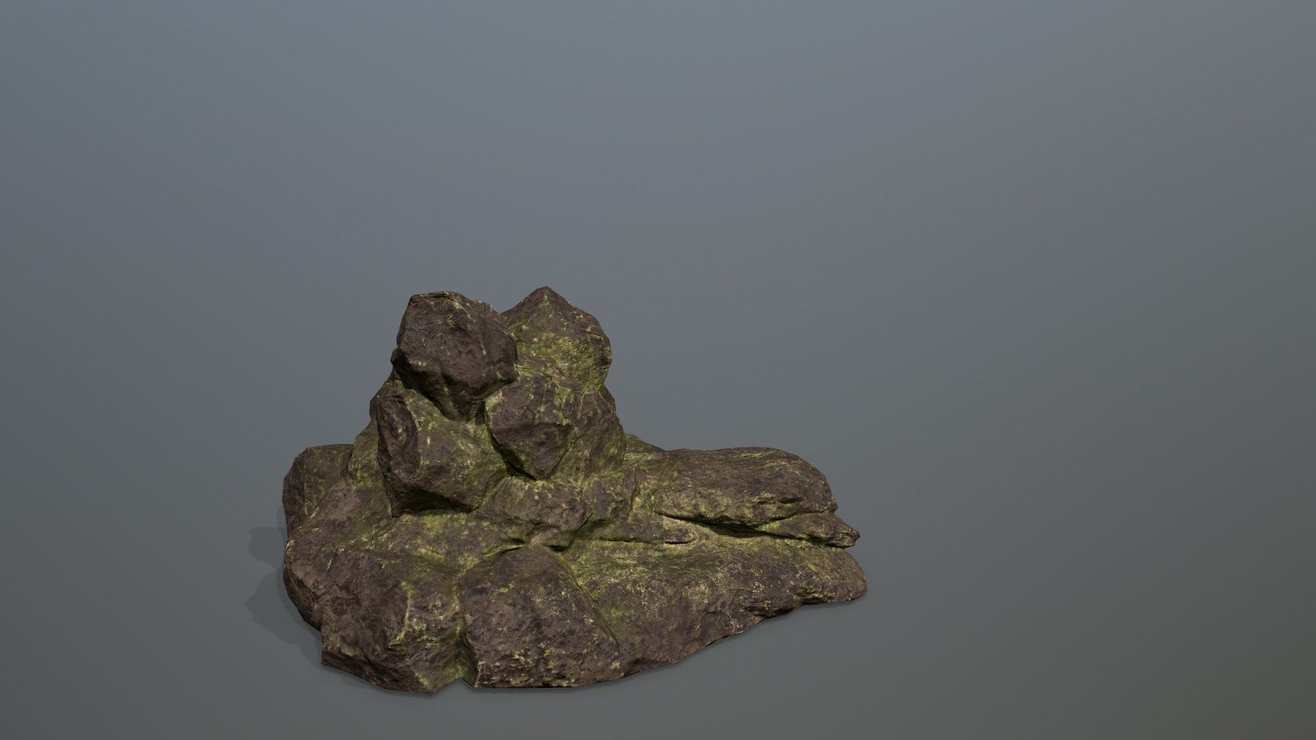 Rock Set Low-poly 3D model_21