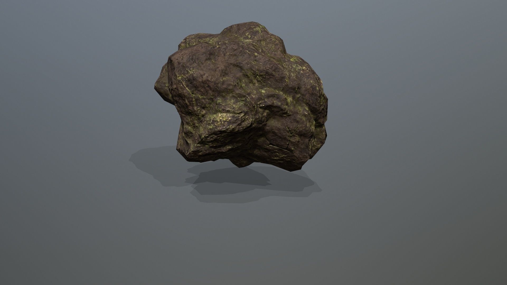 Rock Set Low-poly 3D model_5