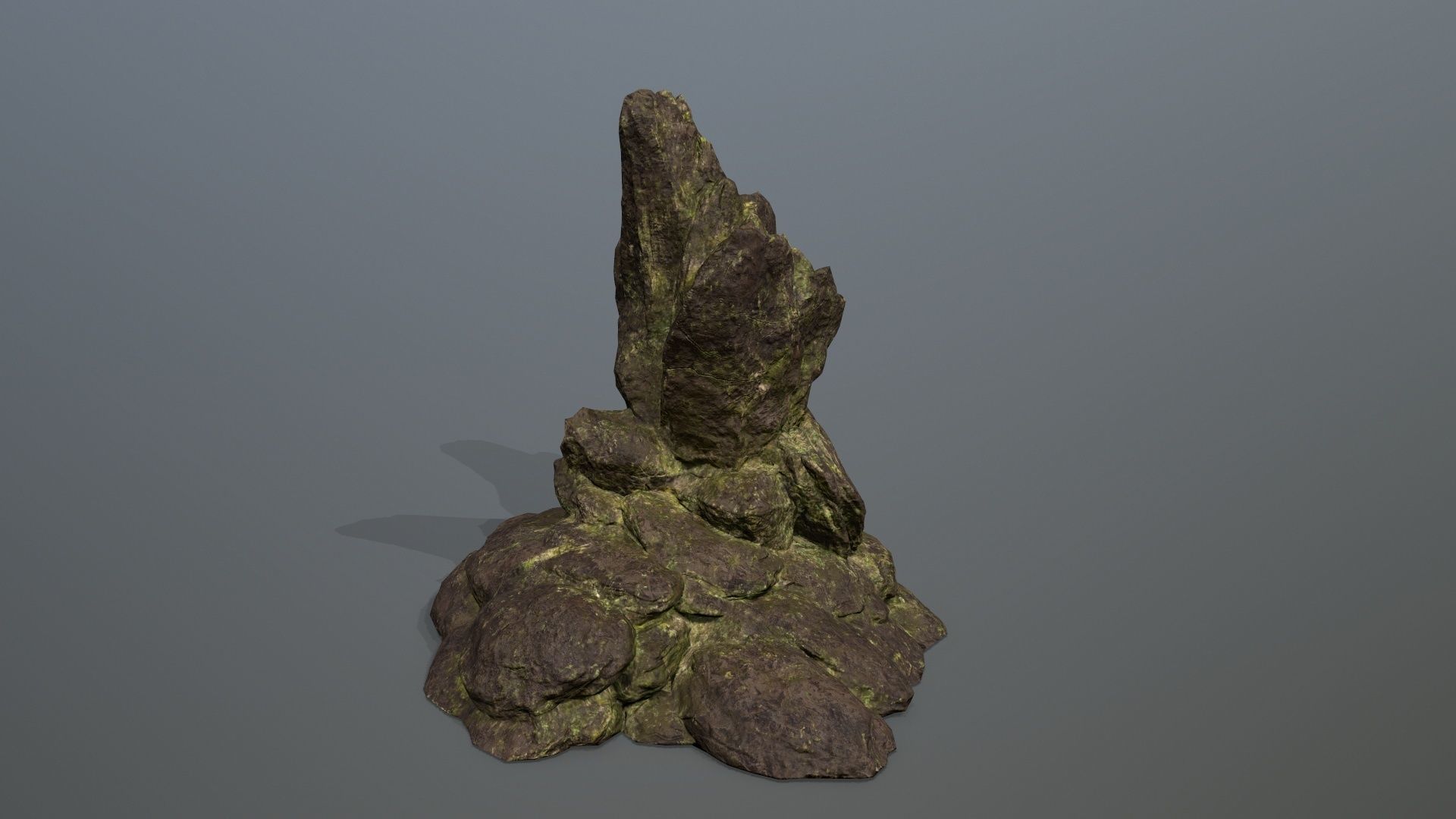 Rock Set Low-poly 3D model_17