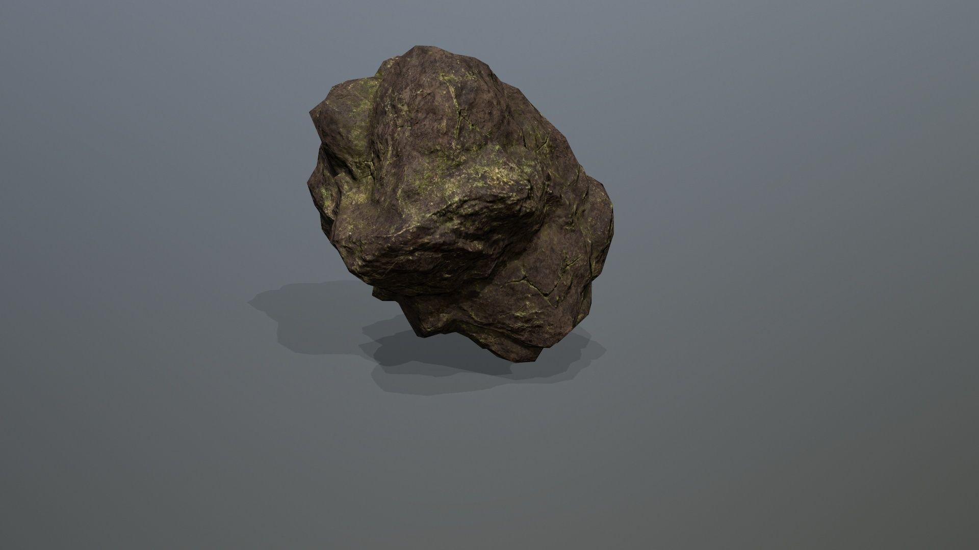 Rock Set Low-poly 3D model_4